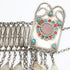 Ersari Head dress silver and white metal 47 x 9 cm - The Nomads Tent